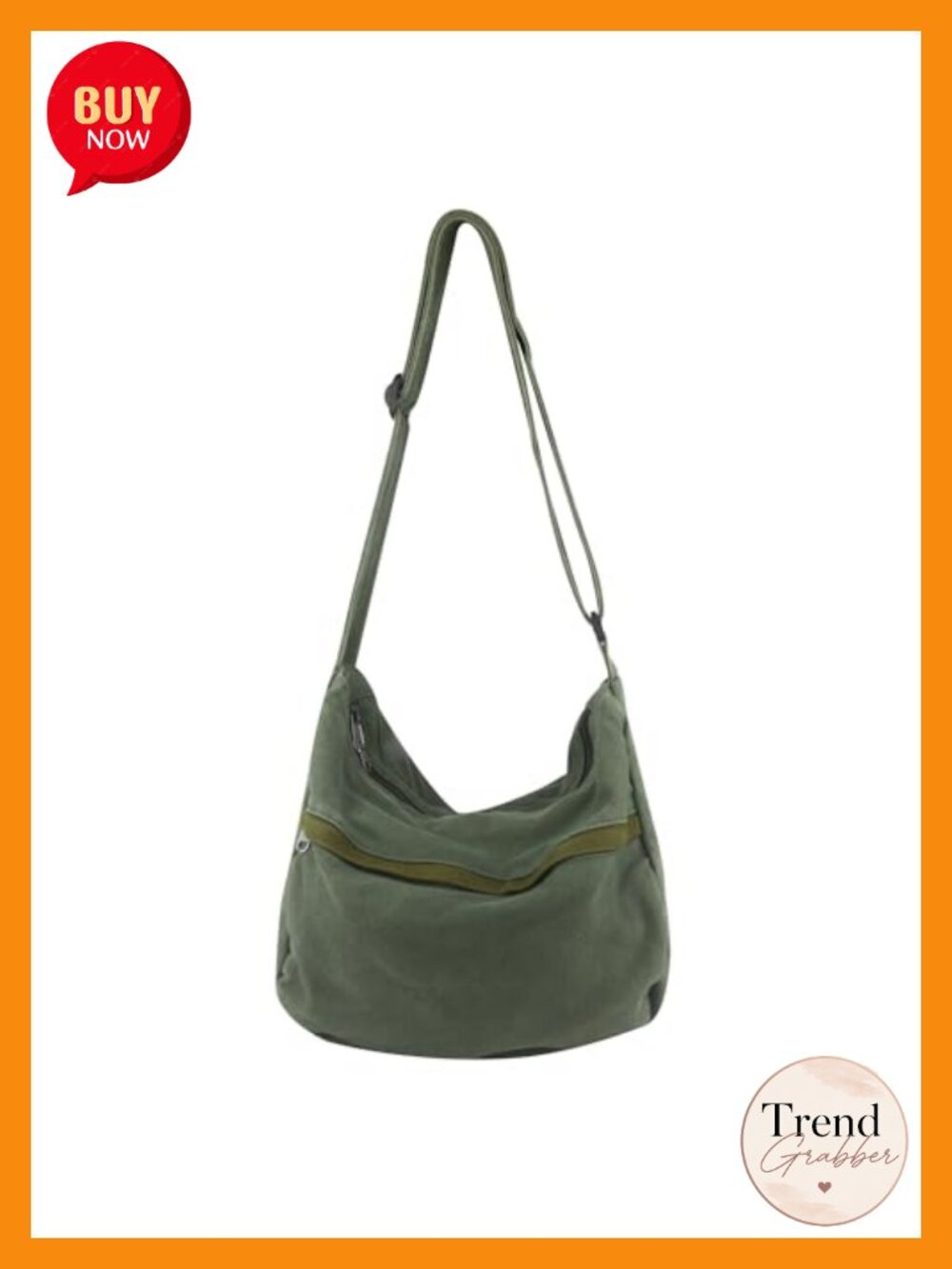 Canvas Messenger Bag Hobo Crossbody Shoulder Tote Handbag